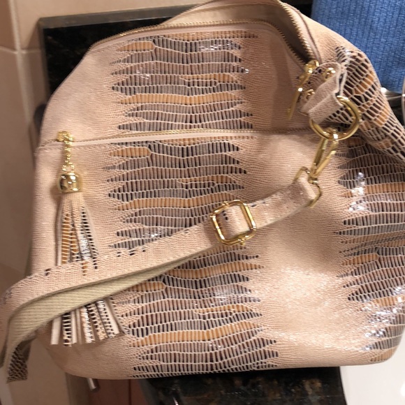 Lizard leather slouch hobo bag - Picture 5 of 5